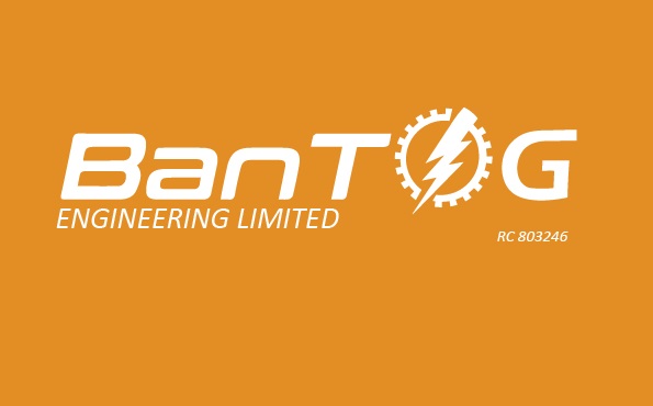 Bantog White Logo